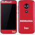 University of Nebraska Red Moto E5 Play Skin